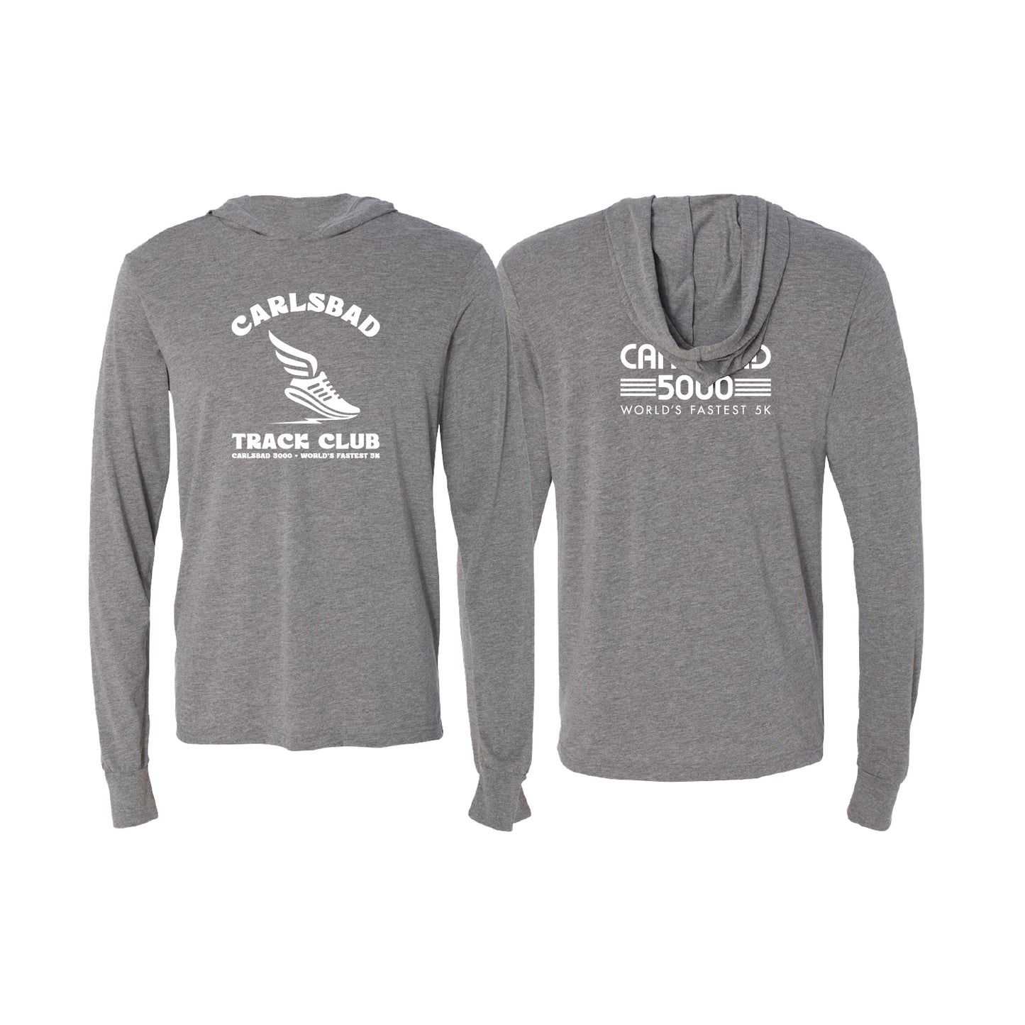 Lightweight Pullover Hoody - Heather Grey