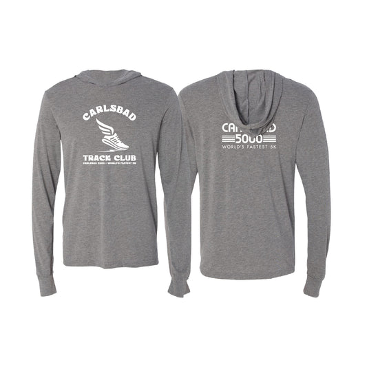 Lightweight Pullover Hoody - Heather Grey