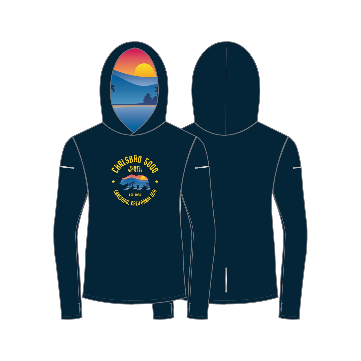 Men's - Performance 8k Hoody - Sublimated Bear