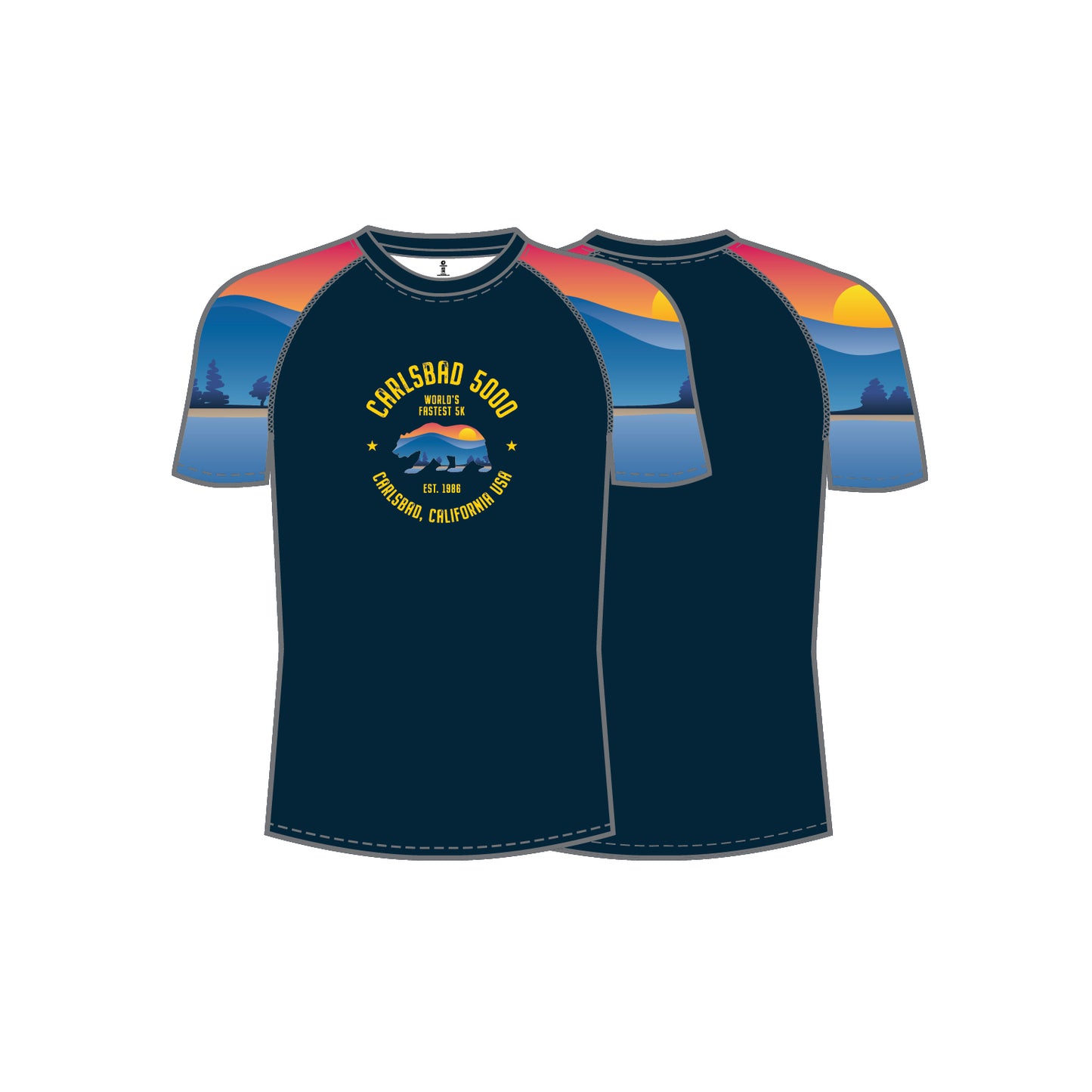 Men's - Performance Short Sleeve Tee - Sublimated Bear